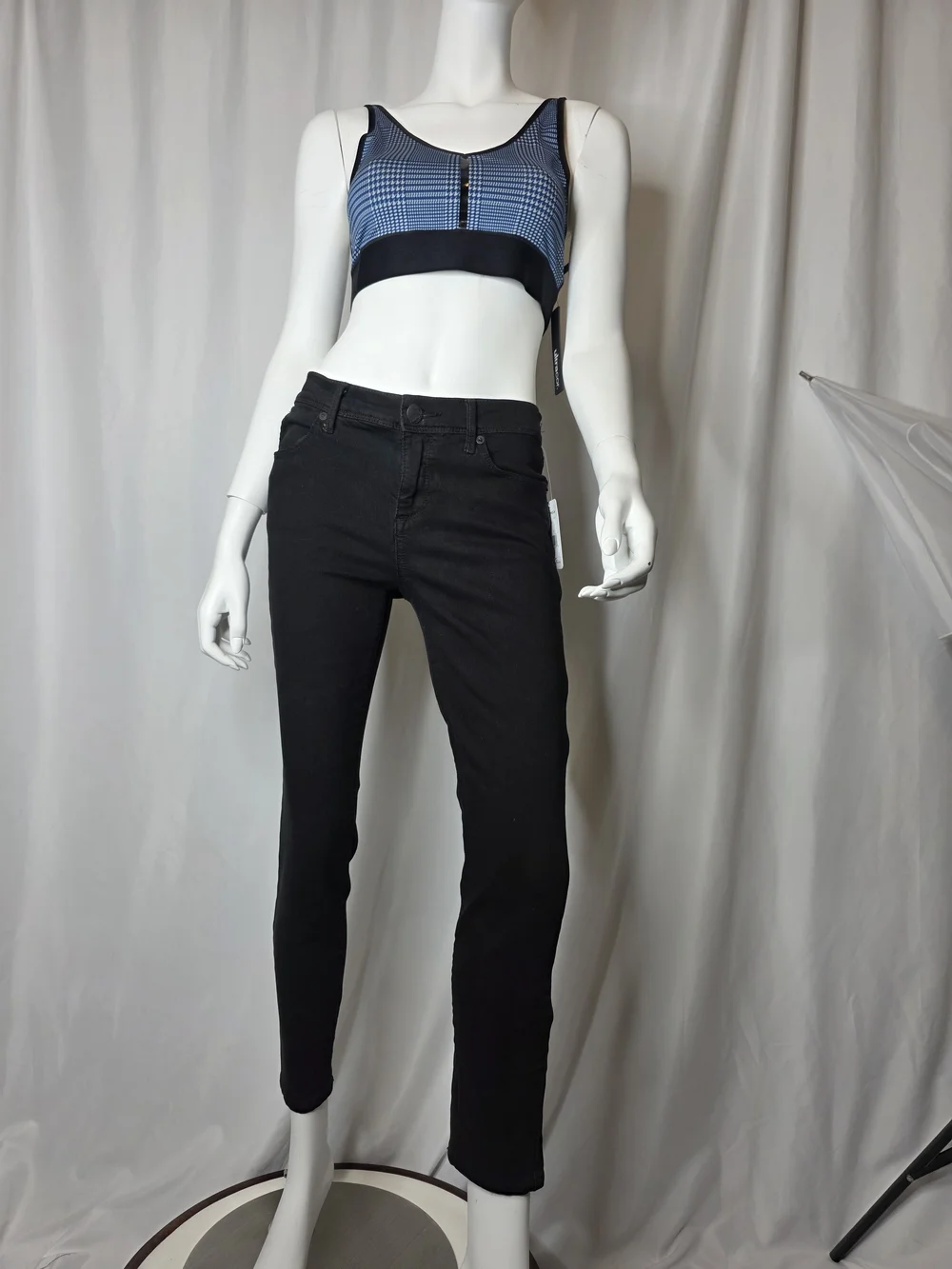 Free People Black High-Rise Skinny Jeans